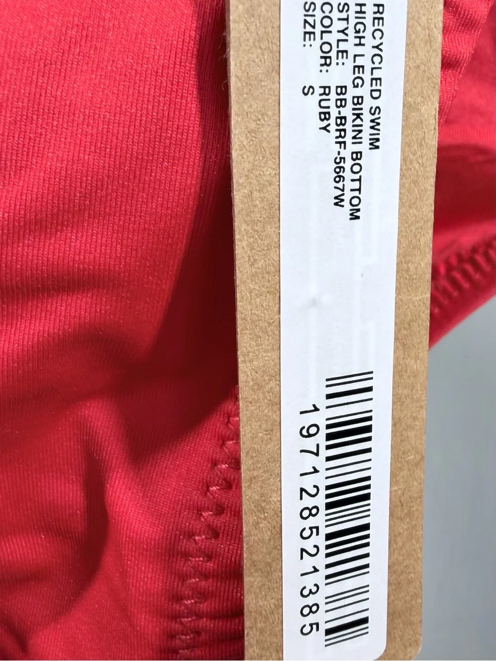 ♥️ NWT | SKIMS | High-Leg Bikini Bottoms | Ruby | size S